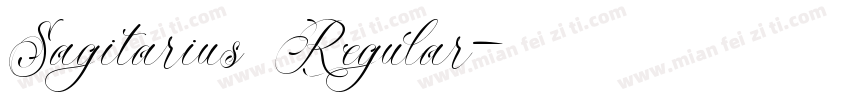 Sagitarius Regular字体转换